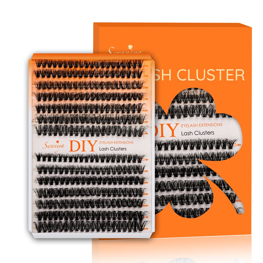 Extensions de cils de cluster de bricolage